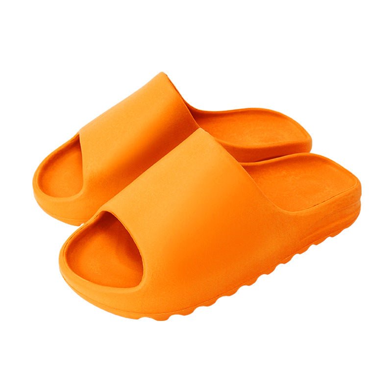 Custom logo Low MOQ zapatilla orange pink red EVA Slides Footwear Colorful Shoe Slippers Slides for women men - Guy Christopher