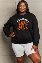 Simply Love Full Size PUMPKIN SPICE Graphic Sweatshirt - Guy Christopher 