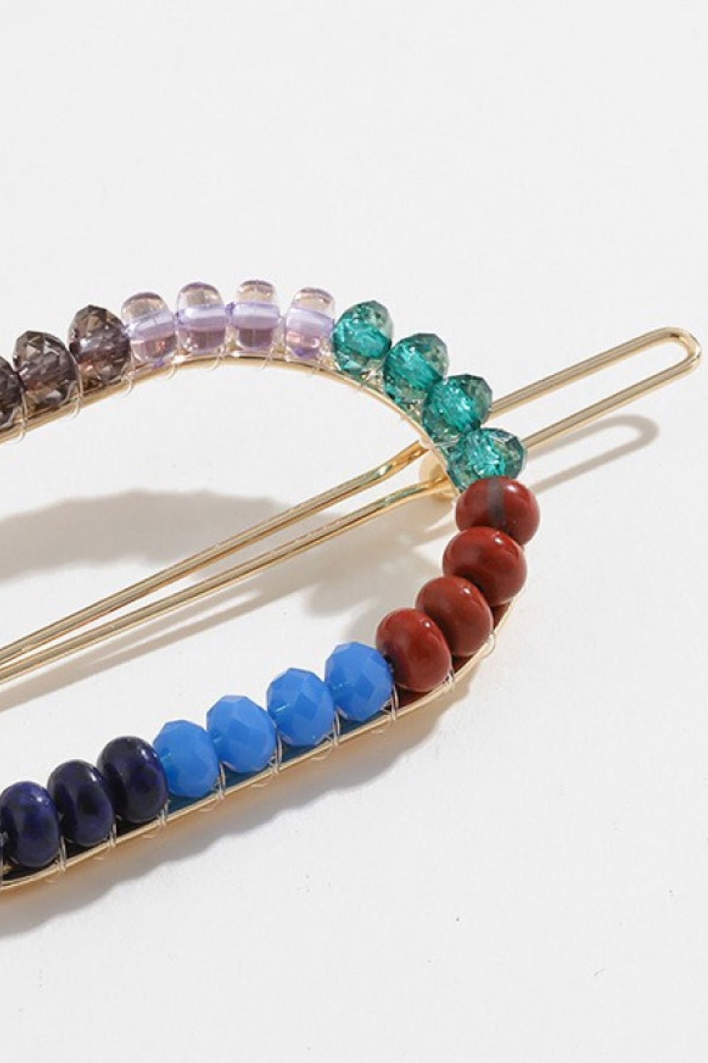 Divine Romance - Embrace Your Inner Goddess with Our Colorful Bead Hair Pin - Effortlessly Complement Any Hairstyle and Indulge in Shimmering Femininity - Guy Christopher