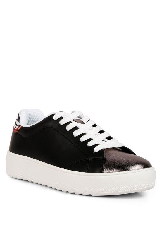 Dory Metallic Accent Sneakers - Guy Christopher