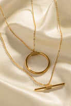 Double-Layered Stainless Steel Necklace - Guy Christopher