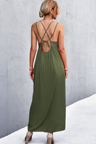 Double Strap Tie Back Dress - Guy Christopher