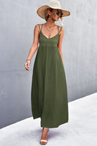 Double Strap Tie Back Dress - Guy Christopher