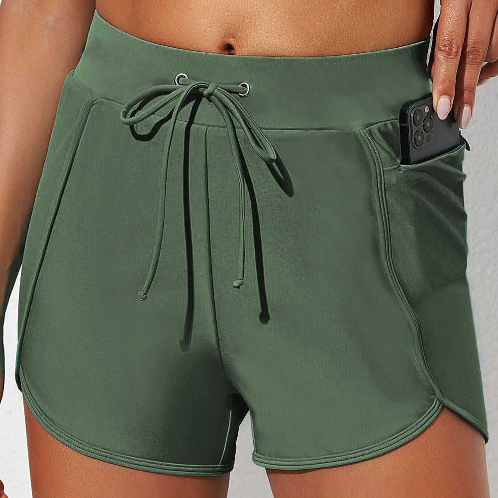 Drawstring Waist Swim Shorts - Guy Christopher