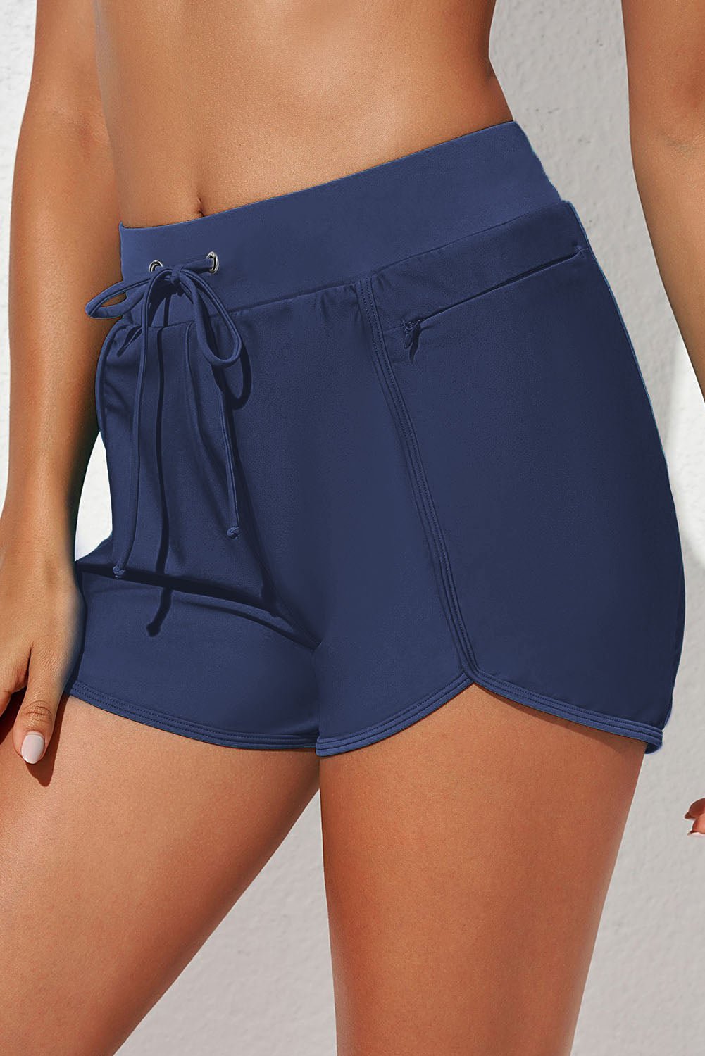 Drawstring Waist Swim Shorts - Guy Christopher