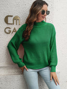 Dropped Shoulder Rib-Knit Sweater - Guy Christopher