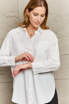 Dropped Shoulder Slit Shirt - Guy Christopher