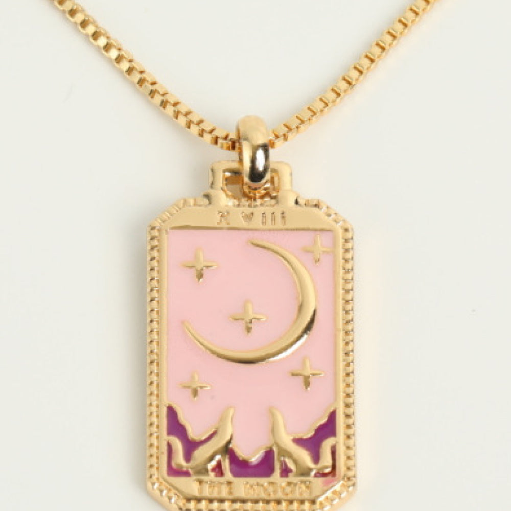 Tarot Card Pendant Copper Necklace - Guy Christopher 