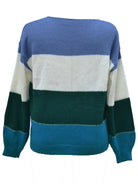 Color Block Round Neck Sweater - Guy Christopher 