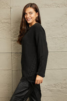 e.Luna Chunk Tunic Sweater - Guy Christopher