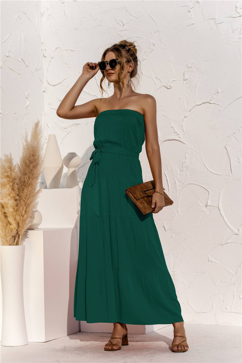 Enchanted Dreams Strapless Maxi Dress - Embrace Romance and Captivate Hearts with Every Step - Guy Christopher