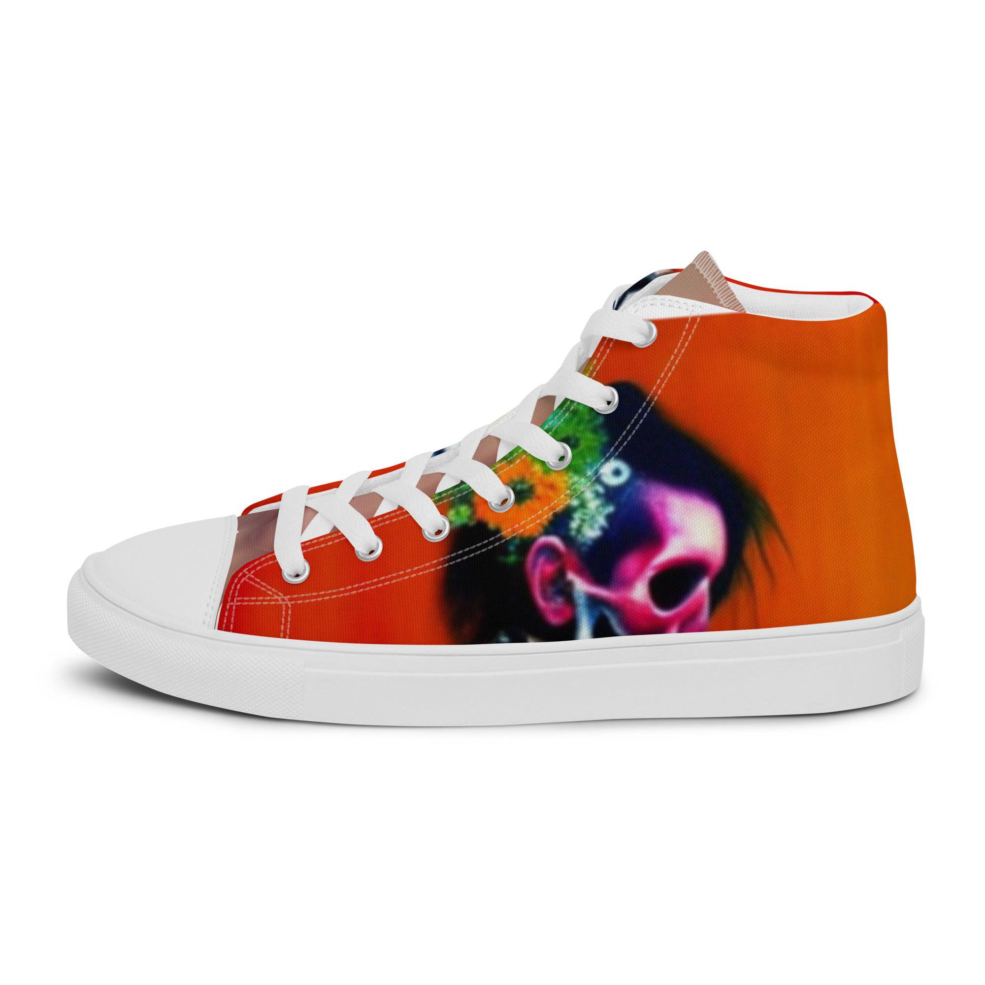 Enchanted Forest Women's High Top Canvas Shoes - Dance with Joy and Magic through Enchanting Lands. - Guy Christopher