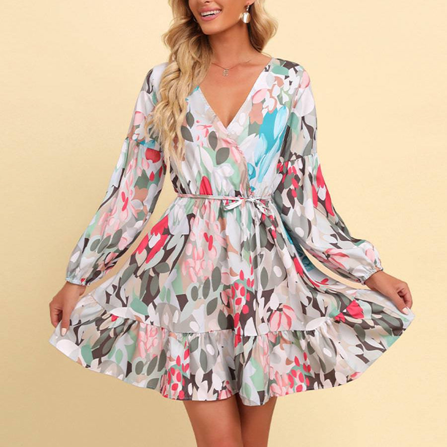 Enchanted Garden Full Size Printed Dress - Embrace the Fairytale with Grace and Beauty - Let Your Heart be Swept Away. - Guy Christopher