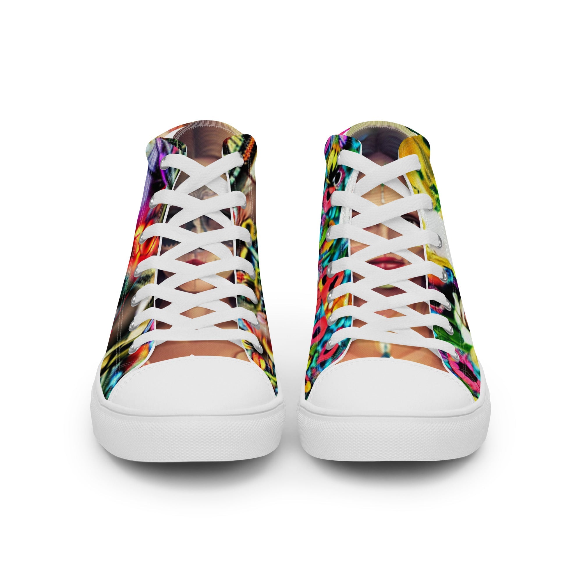 Enchanted Journey - Discover a World of Magic in our High Top Canvas Shoes - Embrace the Delicate Softness and Unmatched Beauty. - Guy Christopher
