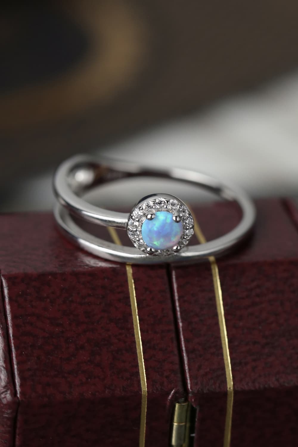 Enchanted Love - Captivate your loved one with our Opal Bypass Ring - A mesmerizing symbol of passion and elegance - Guy Christopher