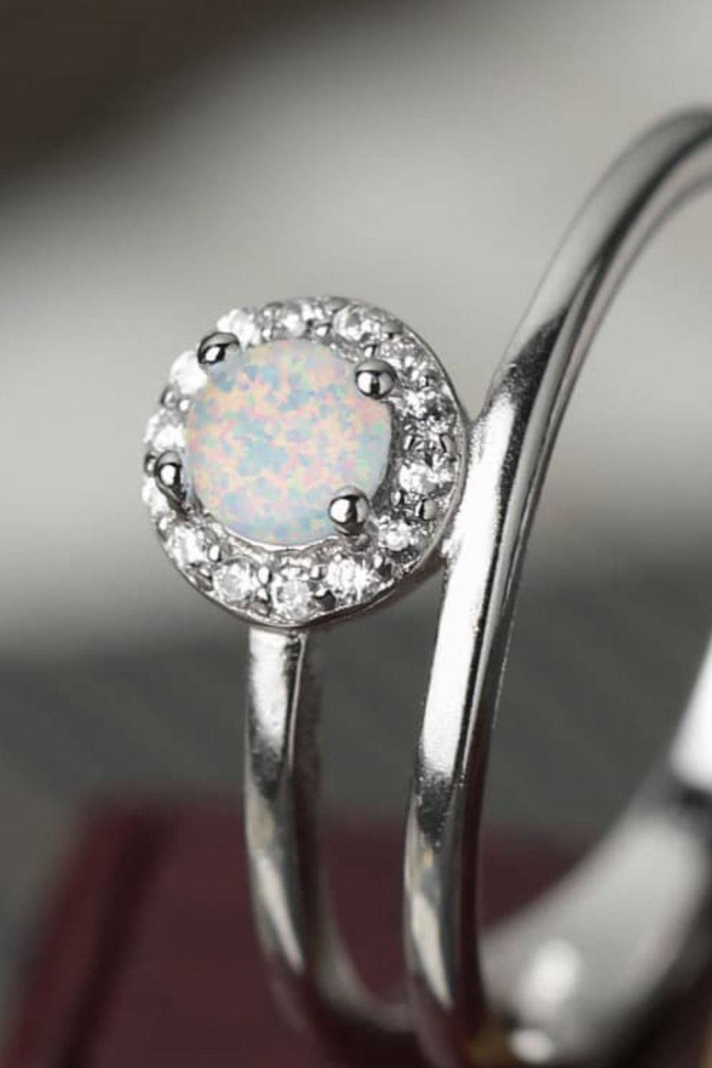 Enchanted Love - Captivate your loved one with our Opal Bypass Ring - A mesmerizing symbol of passion and elegance - Guy Christopher