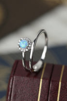 Enchanted Love - Captivate your loved one with our Opal Bypass Ring - A mesmerizing symbol of passion and elegance - Guy Christopher