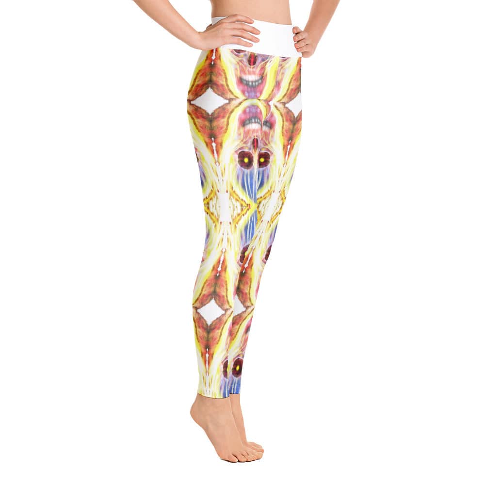 Enchanting Kaleidoscope Queen Yoga Leggings - Experience the Royal Treatment with Every Move! - Guy Christopher