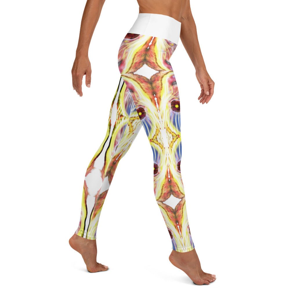 Enchanting Kaleidoscope Queen Yoga Leggings - Experience the Royal Treatment with Every Move! - Guy Christopher