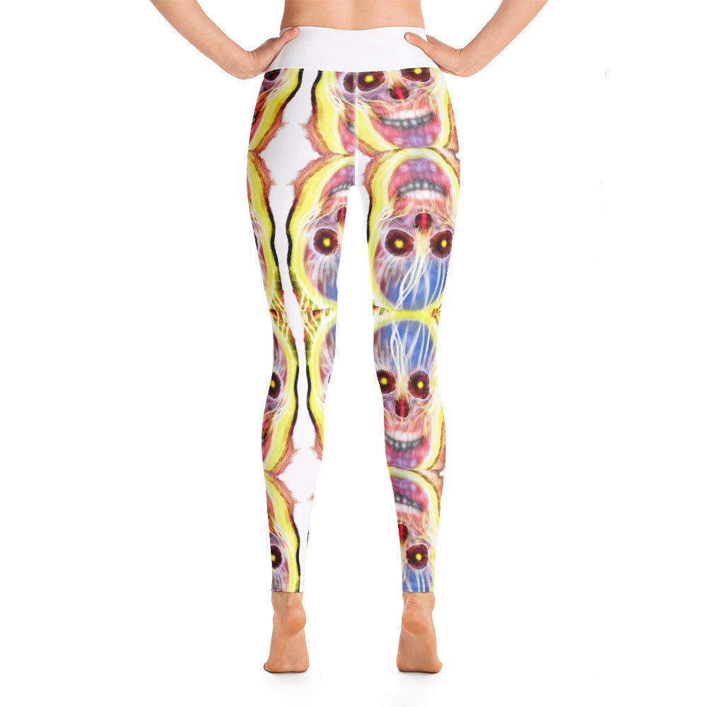 Enchanting Kaleidoscope Queen Yoga Leggings - Experience the Royal Treatment with Every Move! - Guy Christopher