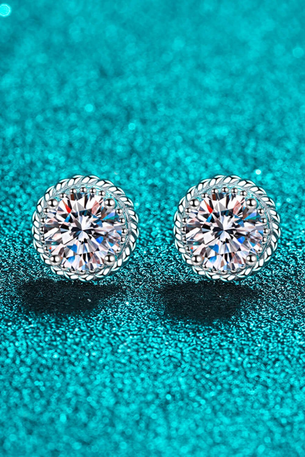 Enchanting Moissanite Stud Earrings - Indulge in the Magical Allure of Timeless Romance - Luxurious Sophistication for Any Occasion - Guy Christopher