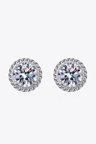 Enchanting Moissanite Stud Earrings - Indulge in the Magical Allure of Timeless Romance - Luxurious Sophistication for Any Occasion - Guy Christopher