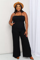 Enchanting Nights Full Size Jumpsuit - Embrace Your Inner Goddess and Shine Bright like a Star - Luxuriously Soft Blend of Viscose and Linen for Ultimate Comfort - Guy Christopher