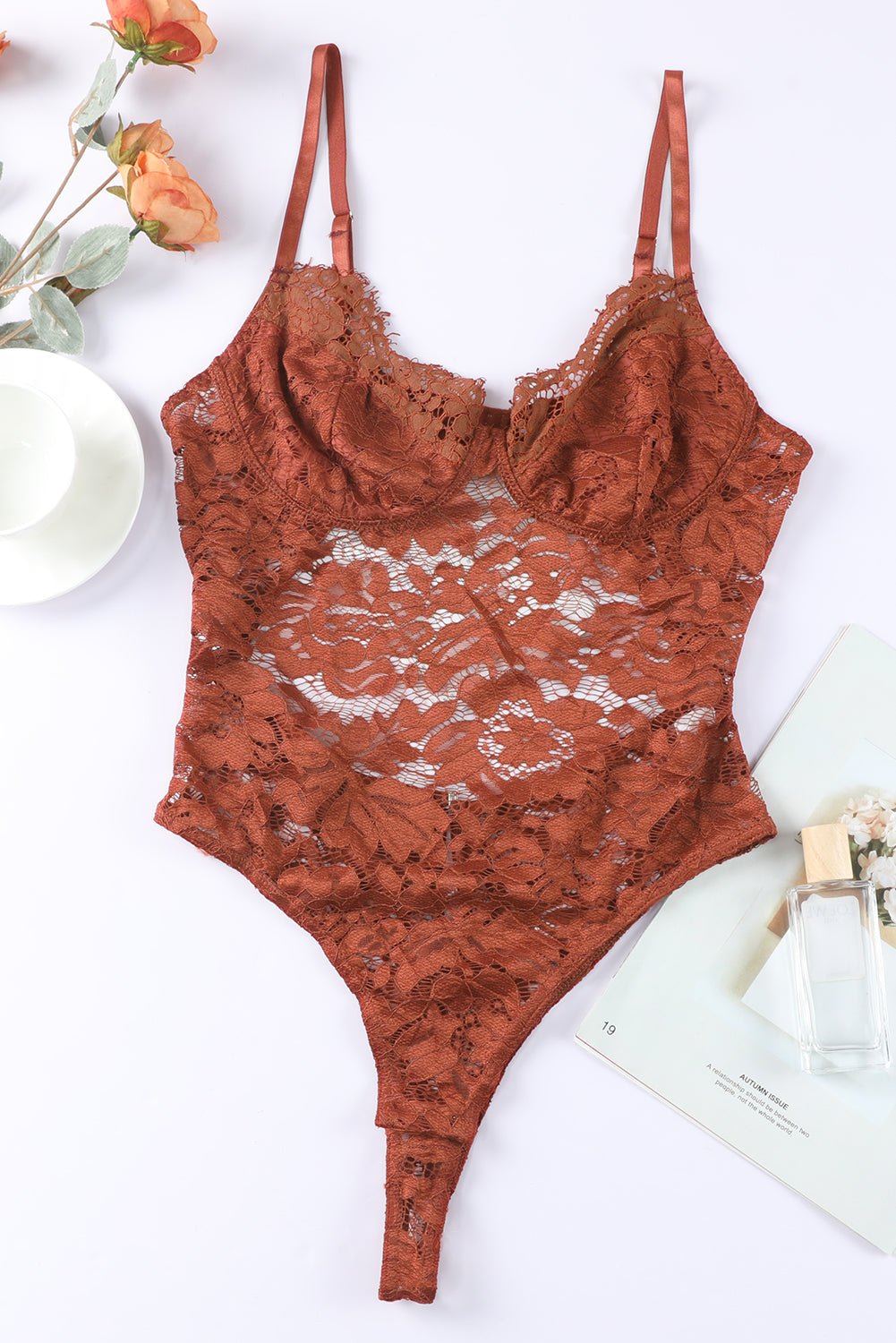 Enchantress Lace Bodysuit - Embrace Your Inner Goddess and Captivate Hearts with Divine Elegance and Comfort. - Guy Christopher