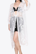 Enchantress Lace Cover Up Cardigan - Indulge in Mystical Beauty and Summon Your Inner Enchantress - Guy Christopher