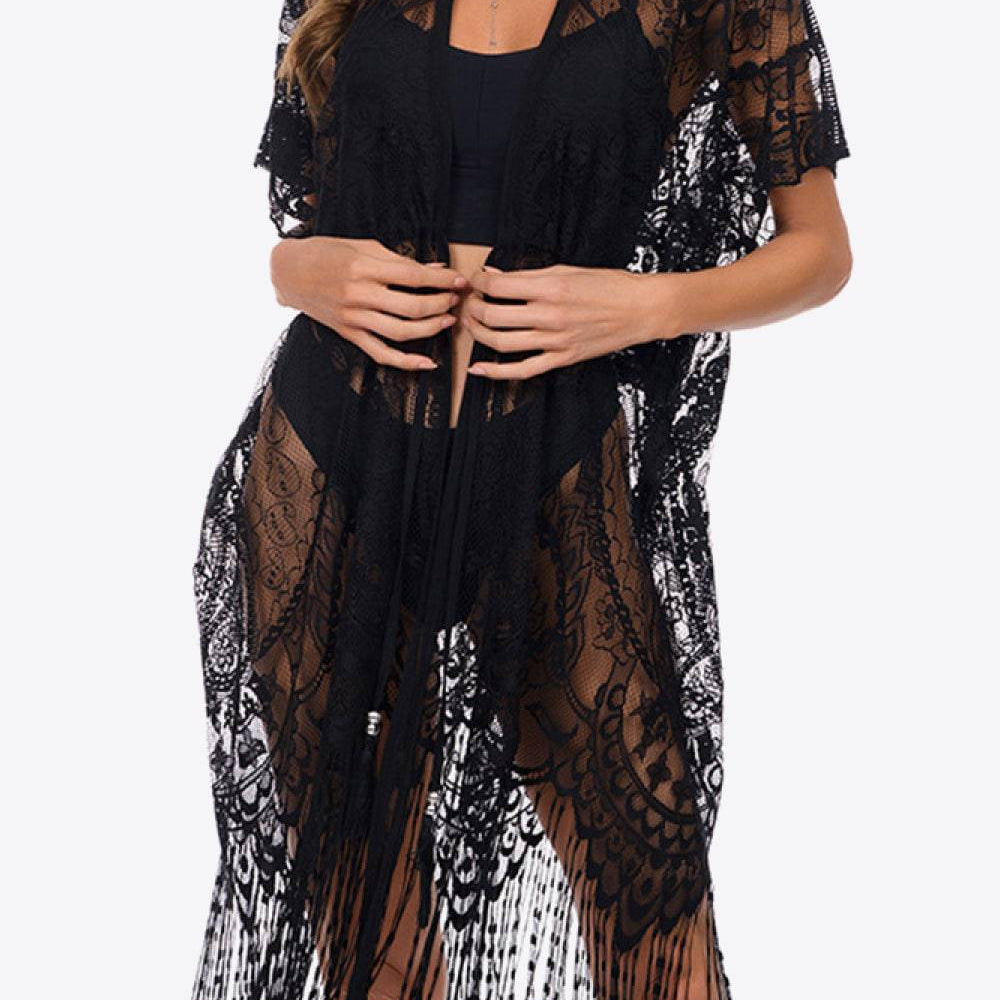 Enchantress Lace Cover-Up Dress - Unleash Your Inner Magic and Embrace Endless Romance with Delicate Lace Details. - Guy Christopher