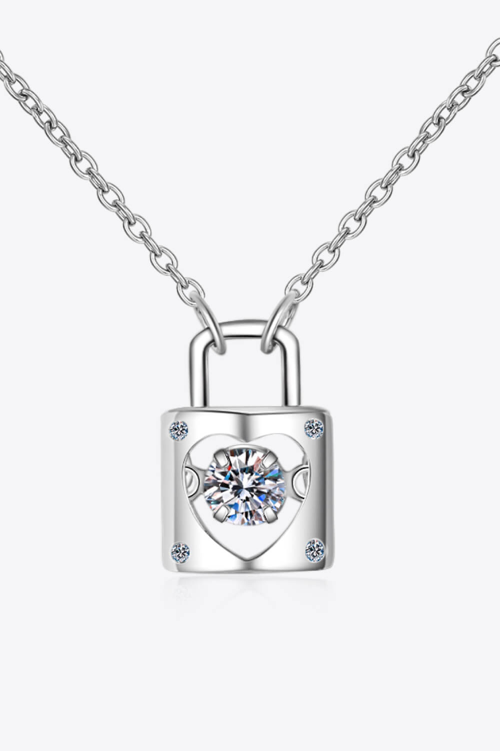 "Eternal Love - Mesmerizing Moissanite Pendant Necklace - A Timeless Celebration of Your Affection" - Guy Christopher