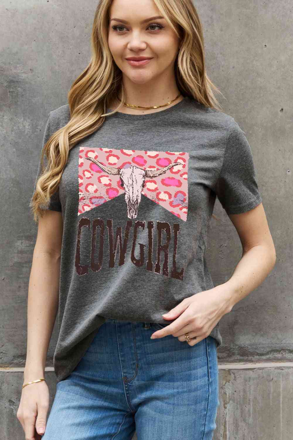 Simply Love Simply Love Full Size COWGIRL Graphic Cotton Tee - Guy Christopher 