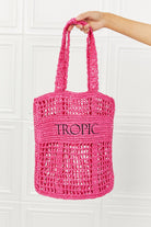 Fame Tropic Babe Staw Tote Bag - Guy Christopher