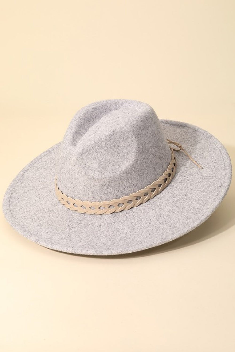 Fame Woven Together Braided Strap Fedora - Guy Christopher