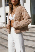 Faux Fur Cop Jacket - Guy Christopher