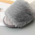 Faux Fur Open Toe Slippers - Guy Christopher