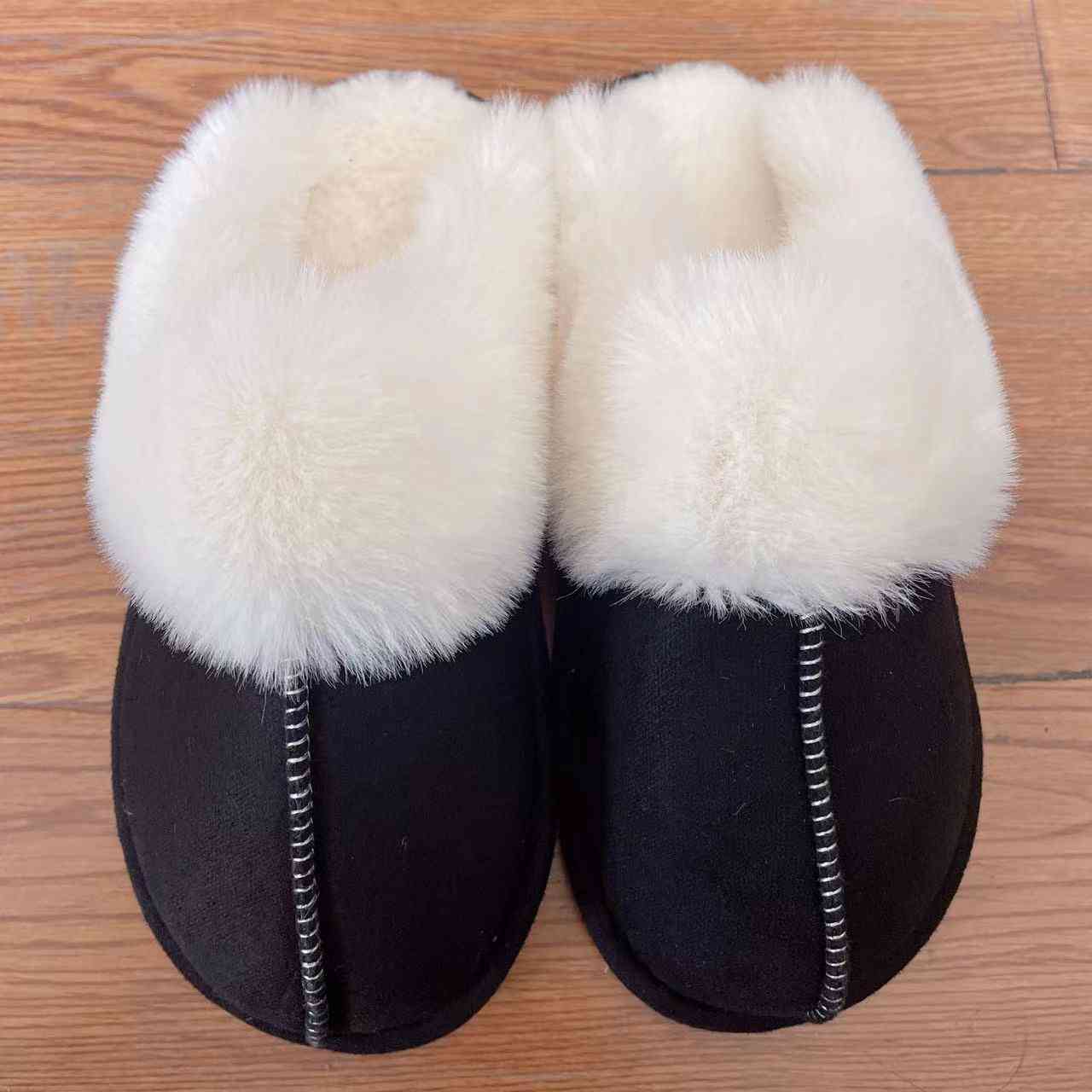 Faux Suede Center Seam Slippers - Guy Christopher