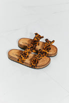 Fiercely Feminine Leopard Bow Slide Sandals - Unleash your Inner Goddess with these Alluring Beauties - Indulge in the Passion and Comfort of Fashion. - Guy Christopher