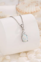 Find Your Center Opal Pendant Necklace - Embrace Timeless Beauty and Romance with this Exquisite Piece of Jewelry. - Guy Christopher