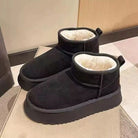 Fleece Lined Chunky Platform Mini Boots - Guy Christopher