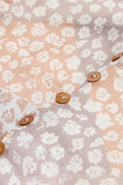 Floral Buttoned Front Slit Skirt - Guy Christopher