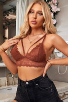 Floral Lace Scalloped Hem Bralette - Embrace your Feminine Beauty with Delicate Lace - Experience the Comfort of a Seamless Fit - Guy Christopher