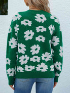 Floral Round Neck Sweater - Guy Christopher