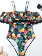 Flower Power Off-Shoulder Bikini - Transport Yourself to a Floral Paradise - Embrace Your Curves with Utmost Comfort. - Guy Christopher