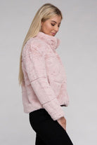 Fluffy Zip-Up Sweater Jacket - Guy Christopher