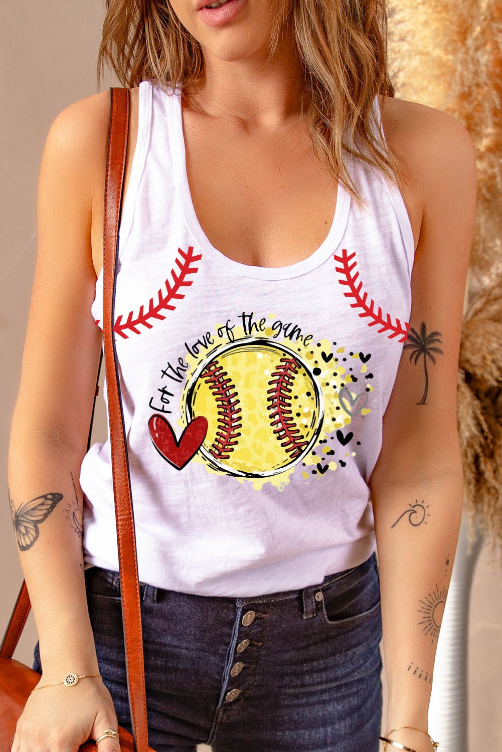 For the Love of the Game Graphic Tank - Wear Your Heart on Your Sleeve with Style and Comfort. - Guy Christopher
