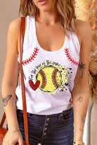 For the Love of the Game Graphic Tank - Wear Your Heart on Your Sleeve with Style and Comfort. - Guy Christopher