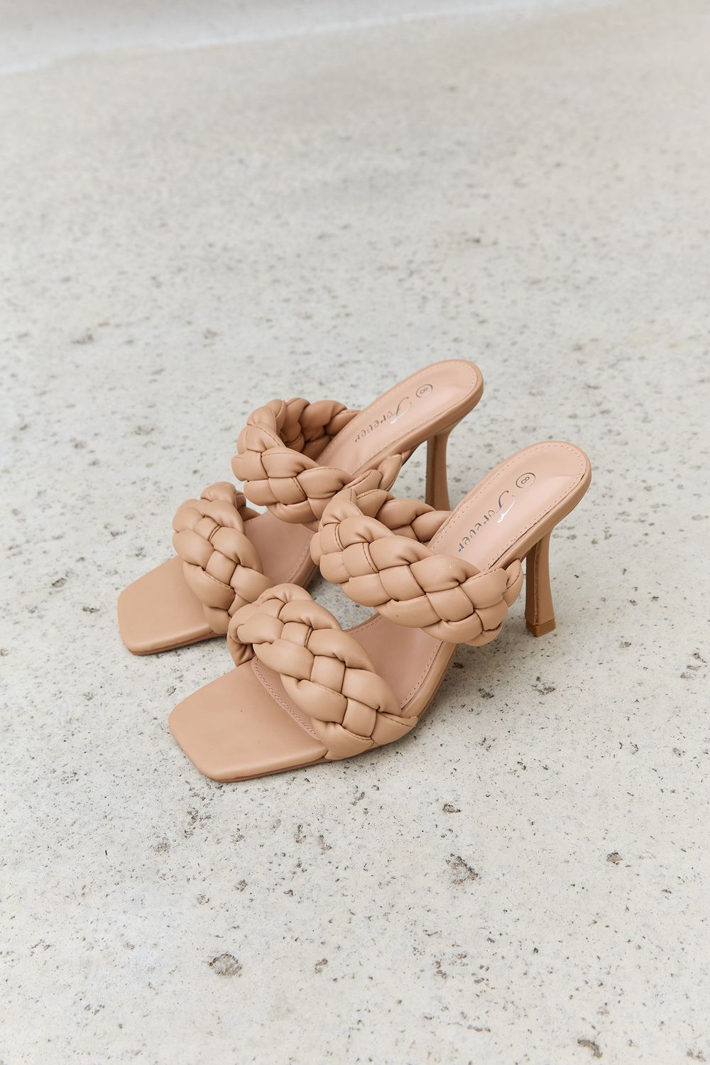 Forever Link Double Braided Strap Mule Heels - Guy Christopher