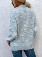 Four Leaf Clover Mock Neck Sweater - Guy Christopher