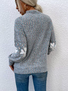 Four Leaf Clover Mock Neck Sweater - Guy Christopher